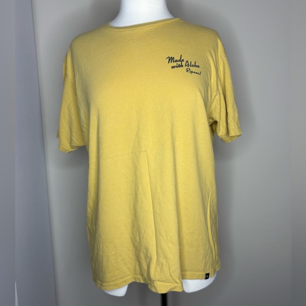Rip Curl Yellow Short Sleeve Tee